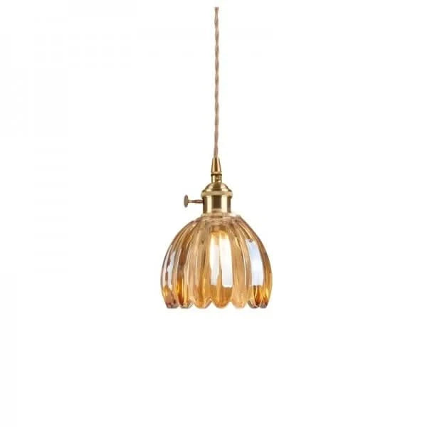 Stunning Oriental Glass Drop Lamp