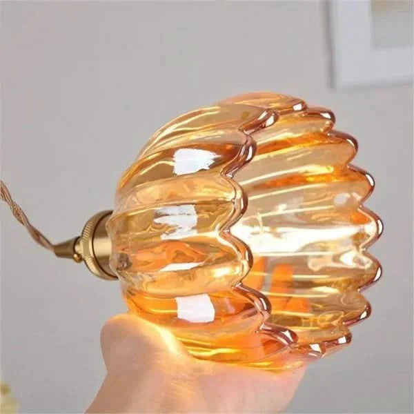 Stunning Oriental Glass Drop Lamp