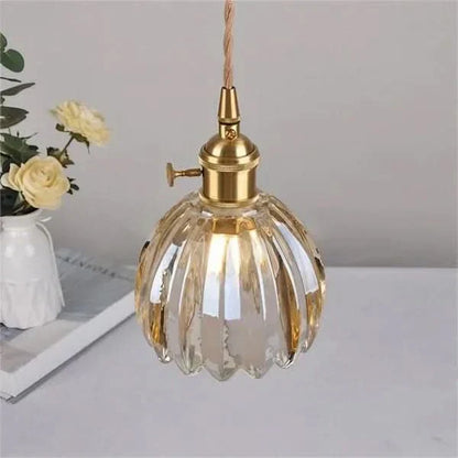 Stunning Oriental Glass Drop Lamp