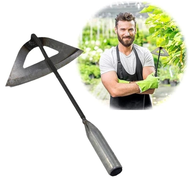 Heavy Duty Garden Hoe with Sharp Steel Blade