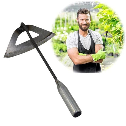 Heavy Duty Garden Hoe with Sharp Steel Blade