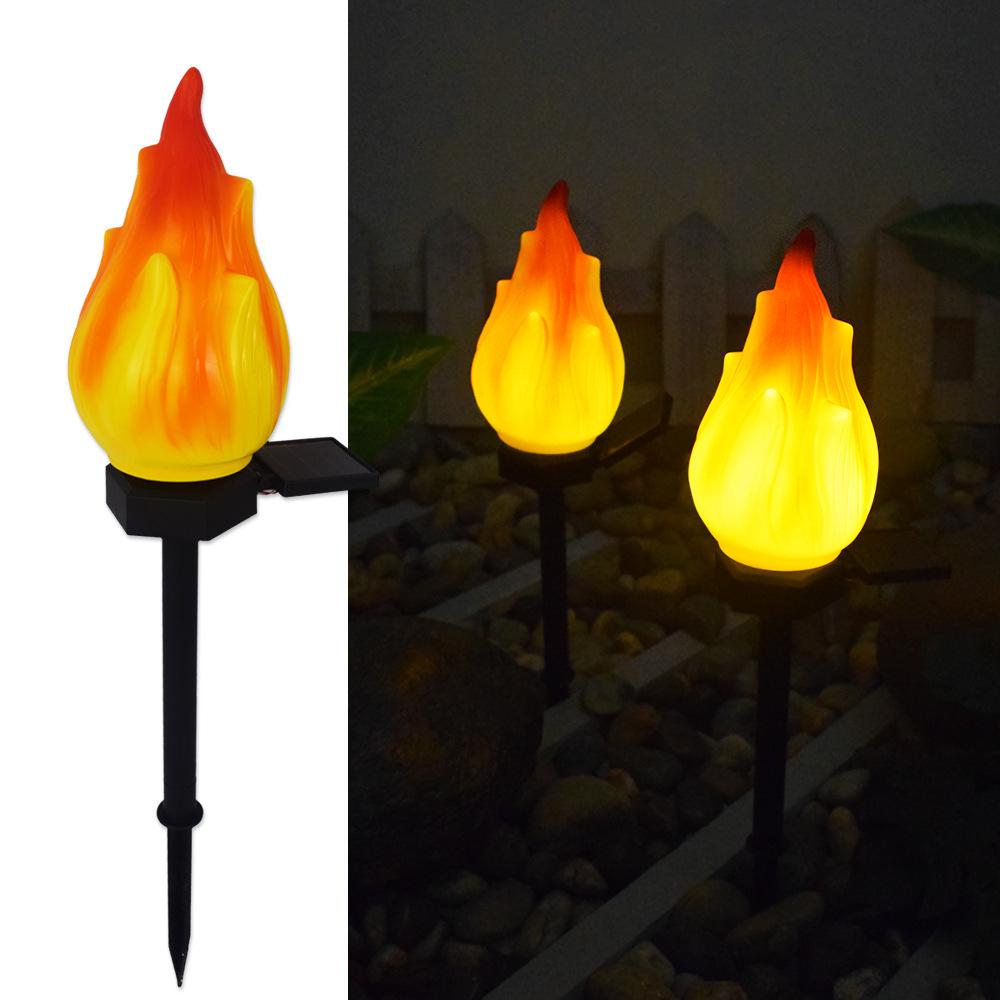 Bright Solar Flame Torch Lights for Garden Patio