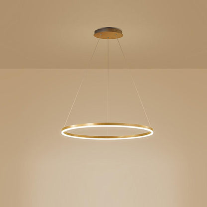 Contemporary Round LED Pendant Light Fixture