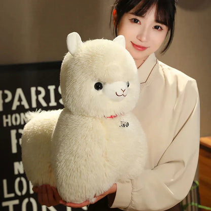Soft Cuddly Llama Plush Toys with Sounding Bell