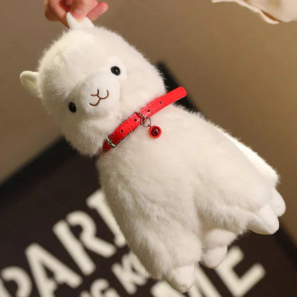 Soft Cuddly Llama Plush Toys with Sounding Bell