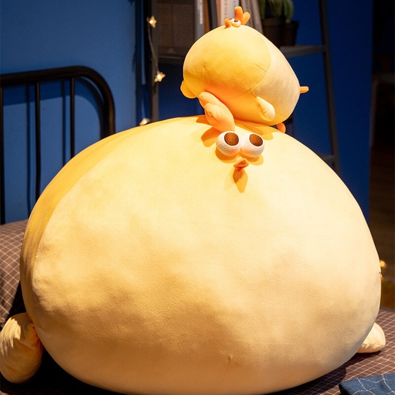 Cute Big Yellow Plush Chicken Toy - Cofik