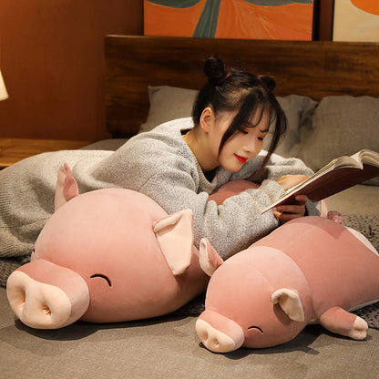 Big Pink Pig Cuddly Plush Toy