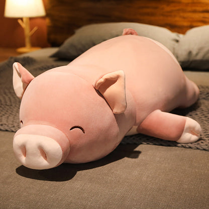 Big Pink Pig Cuddly Plush Toy