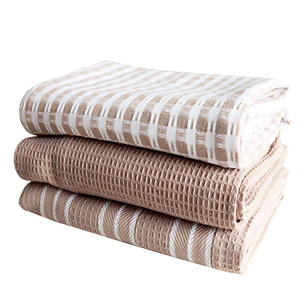 Absorbent Cotton Kitchen Towel Set - Cofik