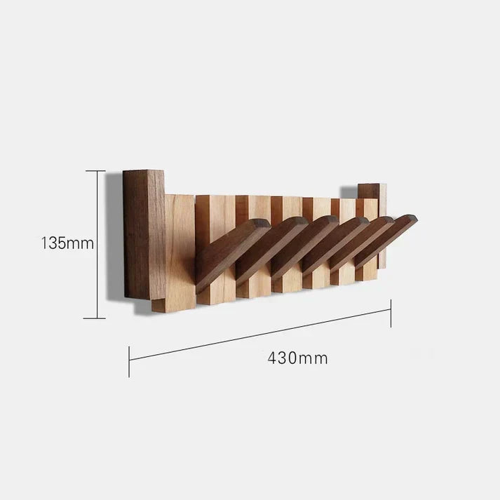 Kleshenger HarmonyCoat – Creative Wooden Coat Rack for Hall and Entrance