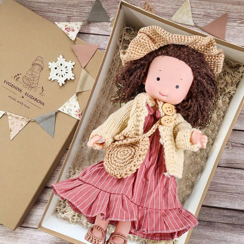 Unique Artisan Wooden Doll Cofik