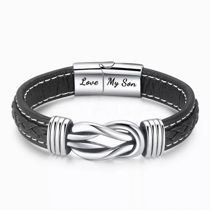 Genuine Brown Leather Wristband