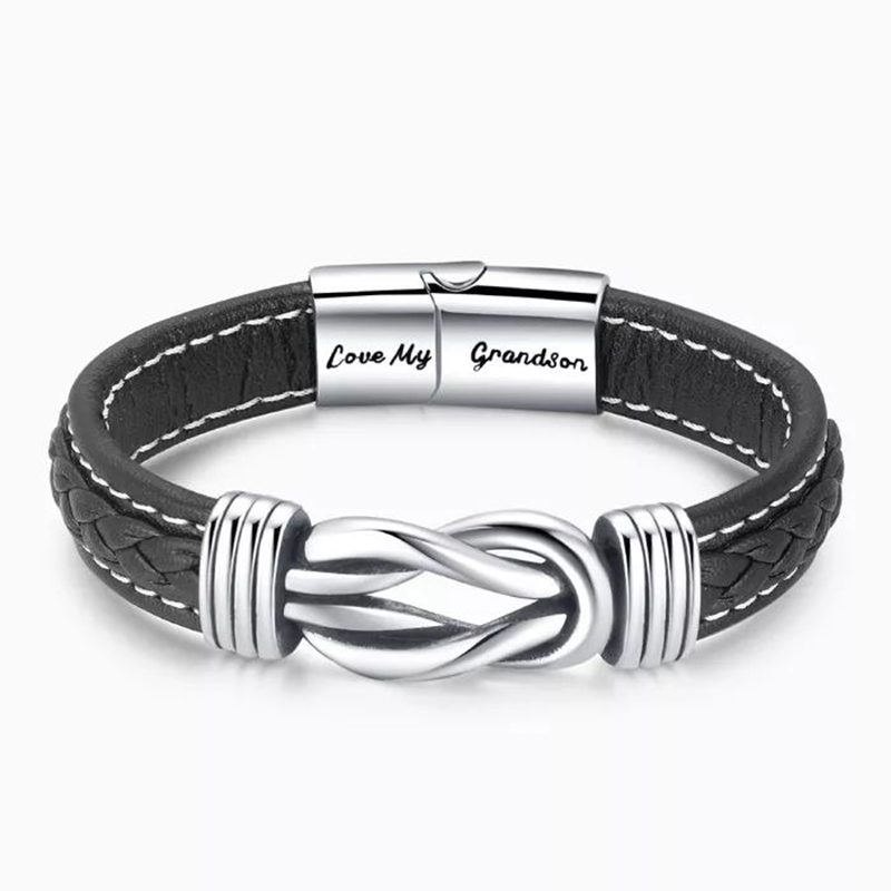 Genuine Brown Leather Wristband
