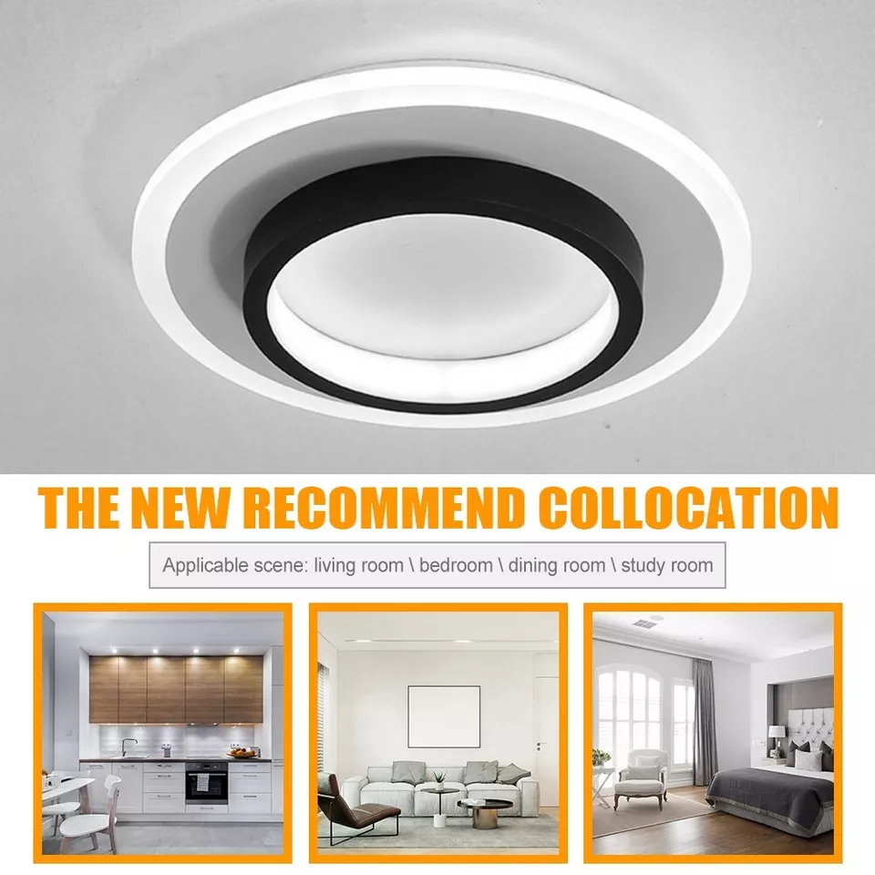 Sleek LED Overhead Ceiling Light Fixtures - Cofik