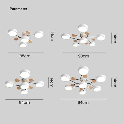 Sleek LED Ceiling Light Fixture Noxord