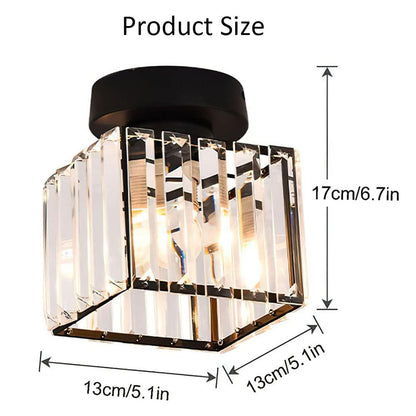 Luxurious Sparkling Crystal Ceiling Light