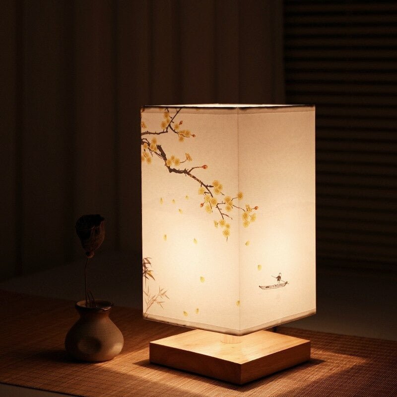Minimalist Table Lamp for Soft Bedroom Lighting