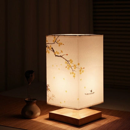 Minimalist Paper Table Light with Soft Glow