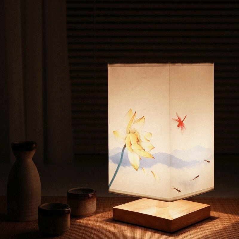 Minimalist Table Lamp for Soft Bedroom Lighting