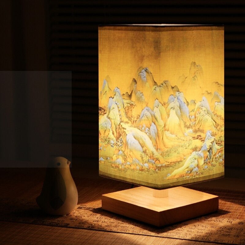 Minimalist Table Lamp for Soft Bedroom Lighting