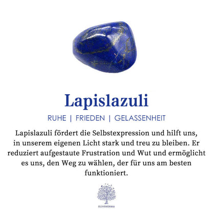 Bohemian Tiger Eye and Lapis Lazuli Men's Necklace