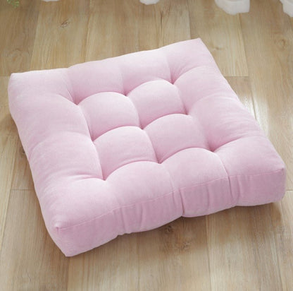 Big Plush Corduroy Ottoman Cushion