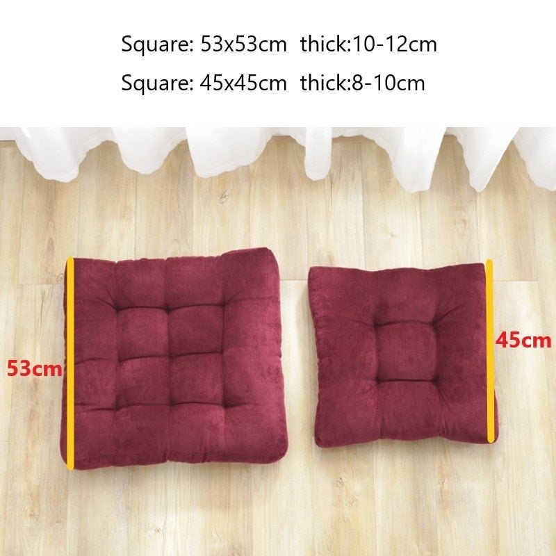 Big Plush Corduroy Ottoman Cushion - Cofik