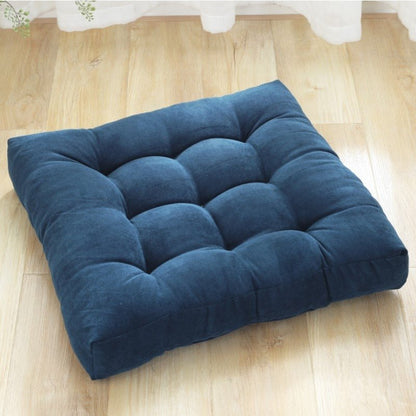 Big Plush Corduroy Ottoman Cushion