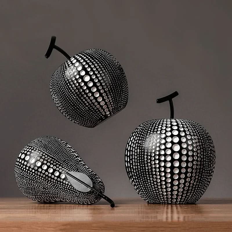 Cute Polka Dot Apple Decorative Figure
