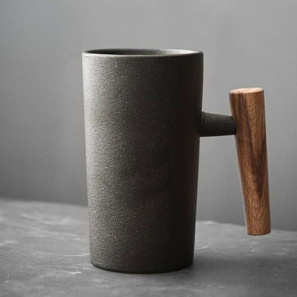 Natural Earth Tone Ceramic Coffee Mugs