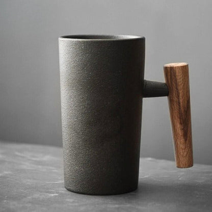 Natural Earth Tone Ceramic Coffee Mugs