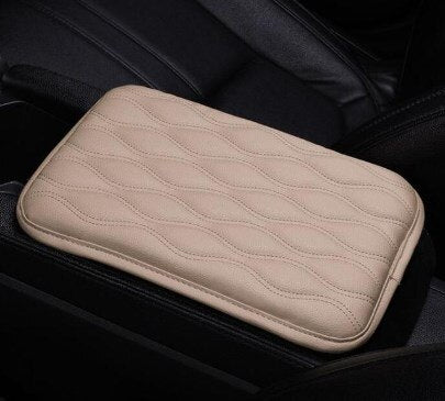 Premium Leather Auto Armrest Pad