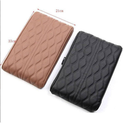 Premium Leather Auto Armrest Pad