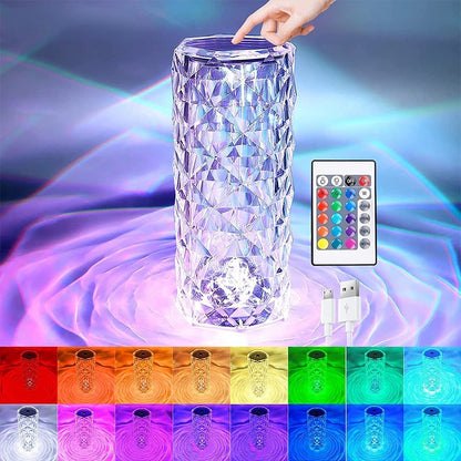 Sparkling Crystal Desktop Lamp
