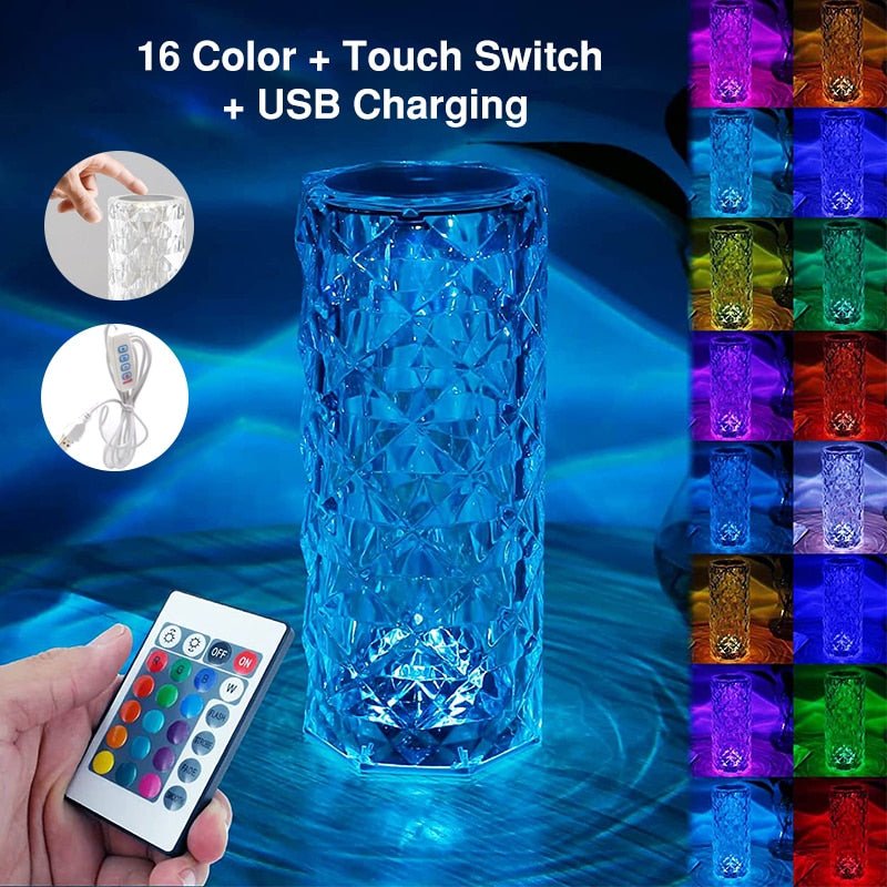 Sparkling Crystal Desktop Lamp