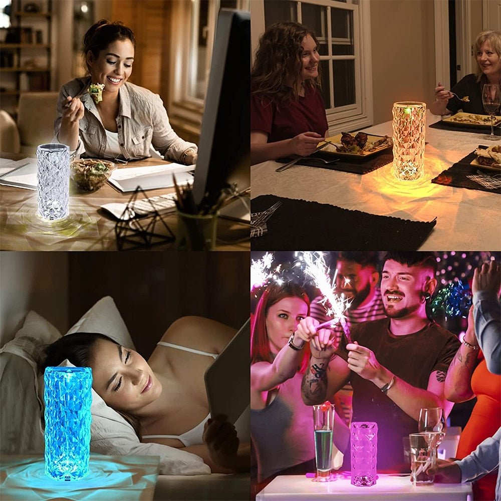 Sparkling Crystal Desktop Lamp
