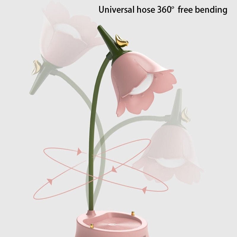 Bright Colorful Desk Flower Lamp