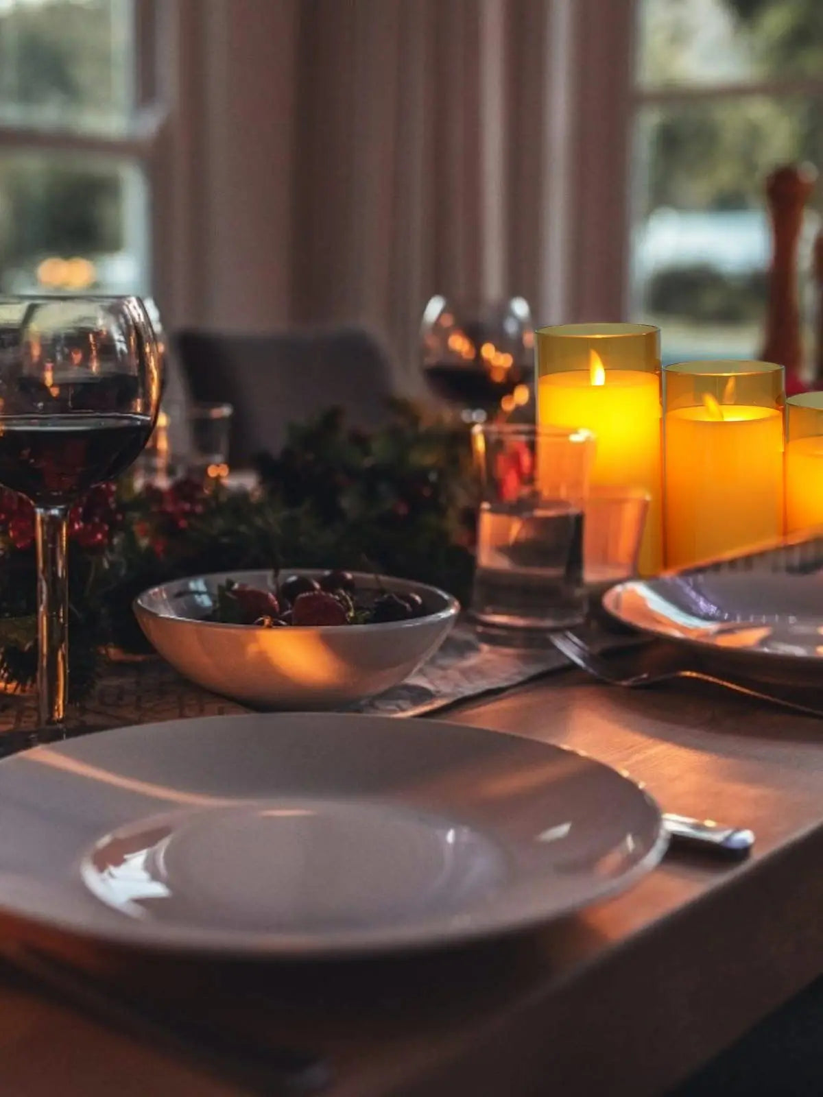 Soft Glow Battery Operated LED Candle Set