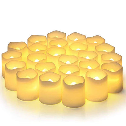 Soft Glow Battery Operated LED Candle Set - Cofik