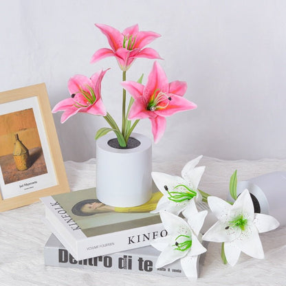 Colorful LED Floral Table Lamp