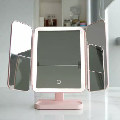 Bright LED Vanity Mirror with 3 Settings and Zoom