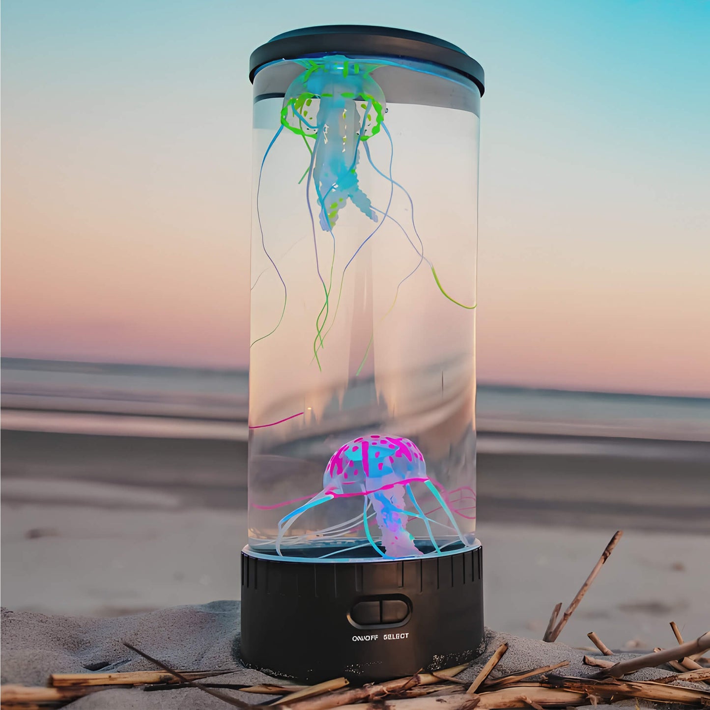 Calming Colorful Ocean Table Lamp