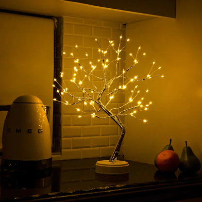 LED Tree Lamp with Adjustable Light Branches