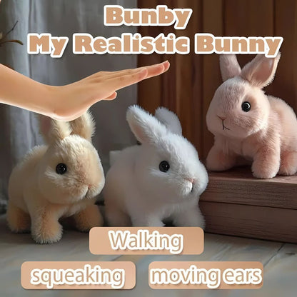 Cute Rabbit Stuffed Toy with Fluffy Fur