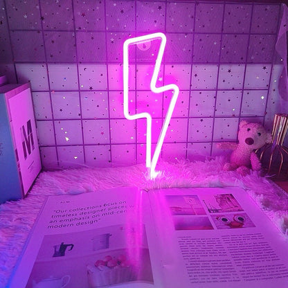 Colorful Neon Blitzbogen Sign - Cofik