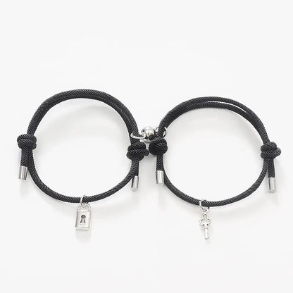 Strong Magnetic Lock Key Bracelet Set - Cofik