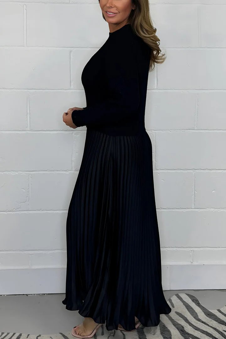 Long Sleeve Jumper & Pleated Bottom Dress