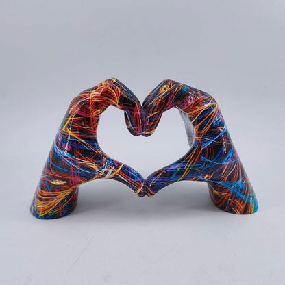 LoveSculpt Wood - Handmade wooden decorative figure for a loving home