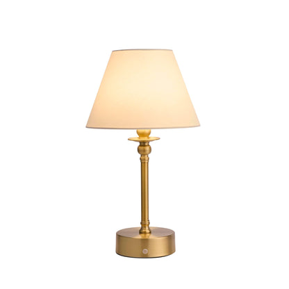Classic Brass LED Portable Table Lamp