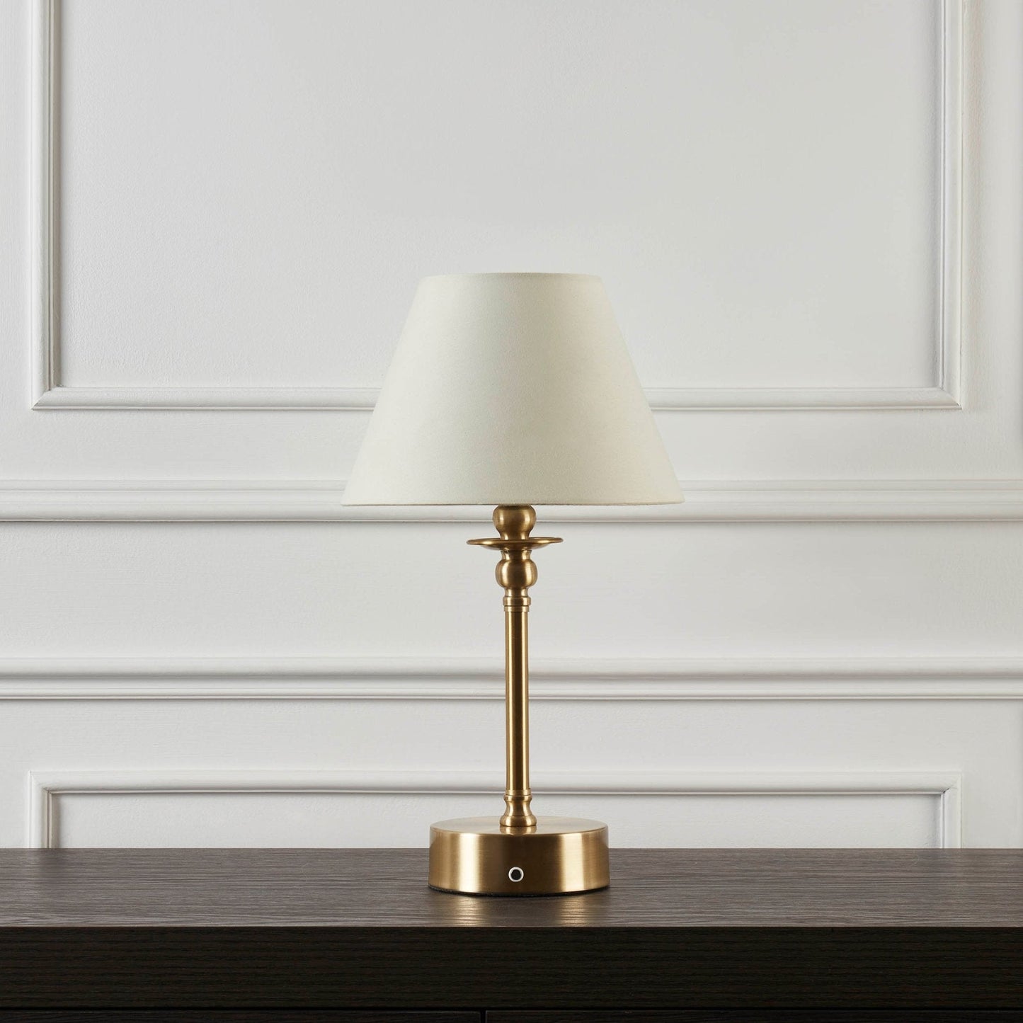 Classic Brass LED Portable Table Lamp
